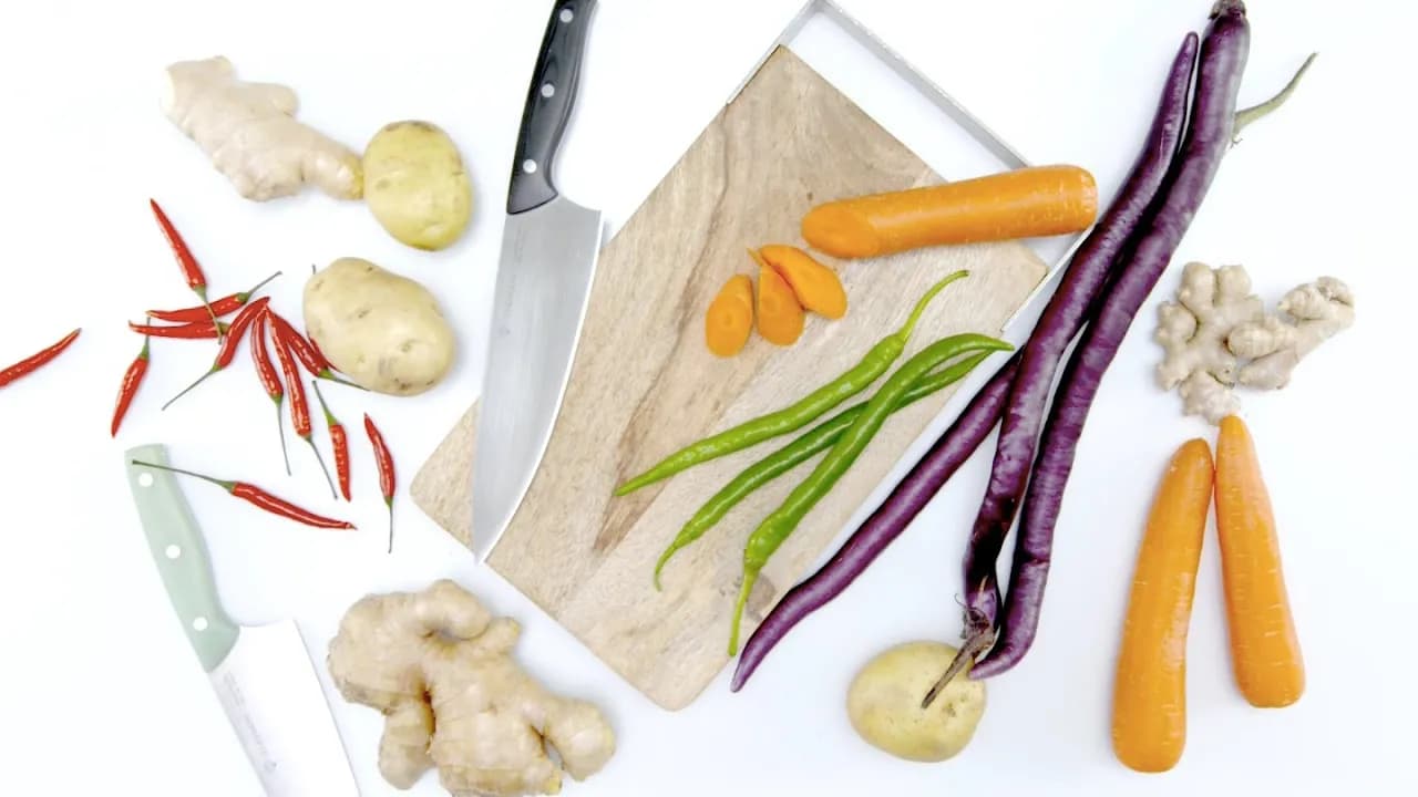 切蔬菜的八种刀法